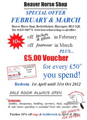 Beavers Special Offer Spring 2011