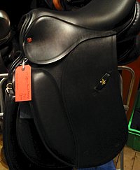 Saddles from Beavers, the Harrogate Horse Shop by Harlow Carr Gardens