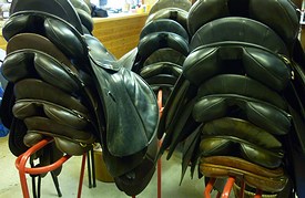 Second Hand Saddles from Beavers, the Harrogate Horse Shop by Harlow Carr Gardens