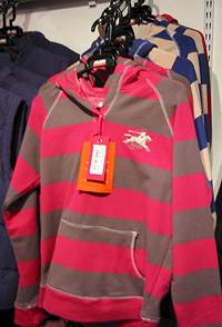 Striped Sweat Shirt from Beavers, the Harrogate Horse Shop near Harlow Carr Gardens